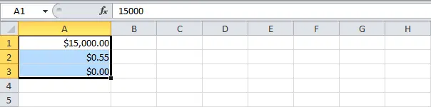 Money Format vs Financial Format in Excel