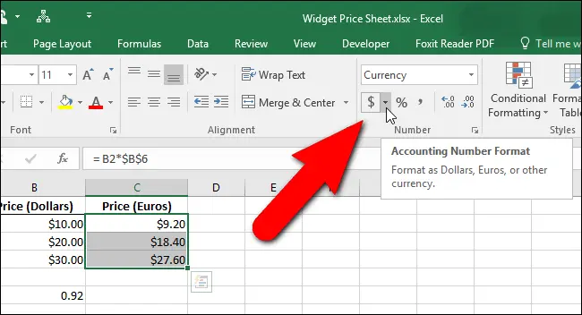 Money Format vs Financial Format in Excel