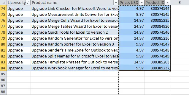 Mouse dragging and other ways to reposition columns in Excel