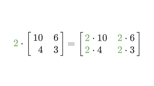 Multiplying a Matrix by a Number