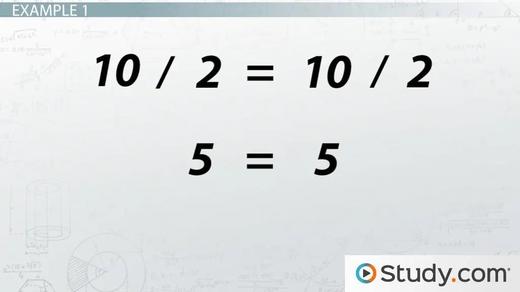 Number division properties with examples