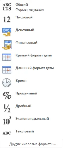 Number formatting in Excel