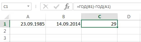 Operations with time in Excel