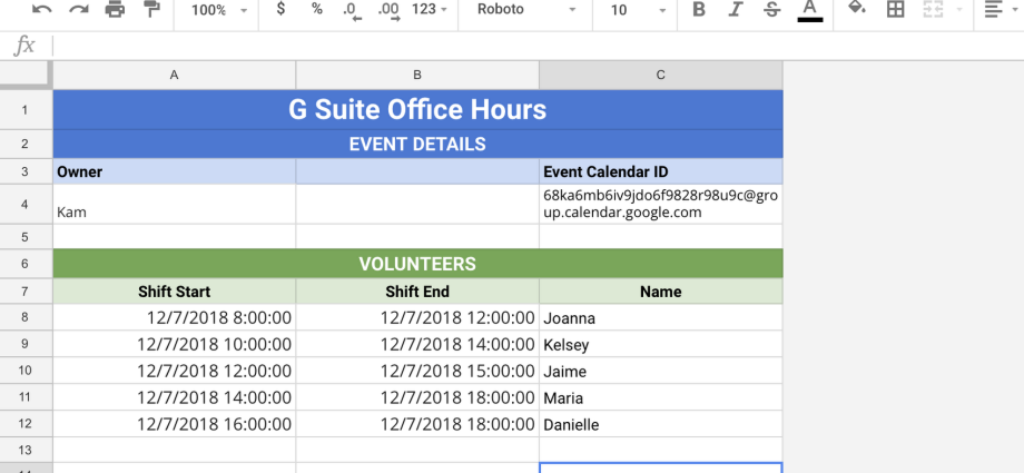 Systém sledovania objednávok pre Kalendár Google a Excel
