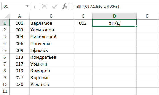 Overview of errors that occur in Excel formulas