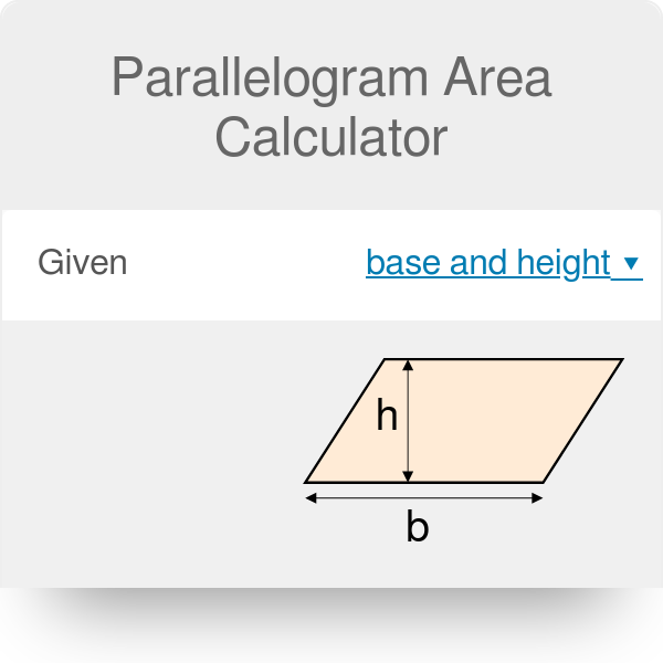 Parallelogram Area Calculator - Healthy Food Near Me