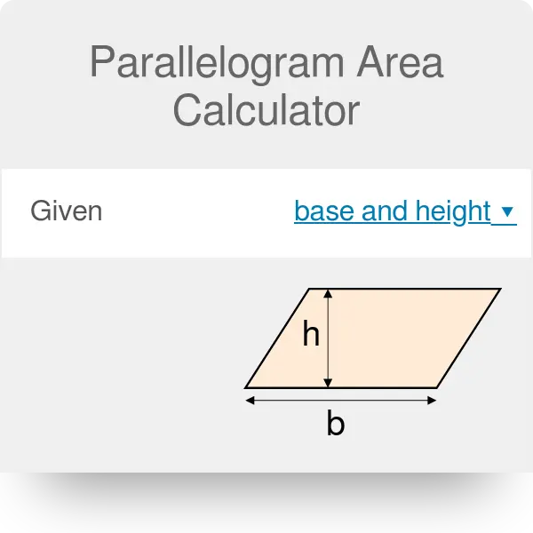 Parallelogram Area Calculator