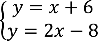 Point of intersection of two lines