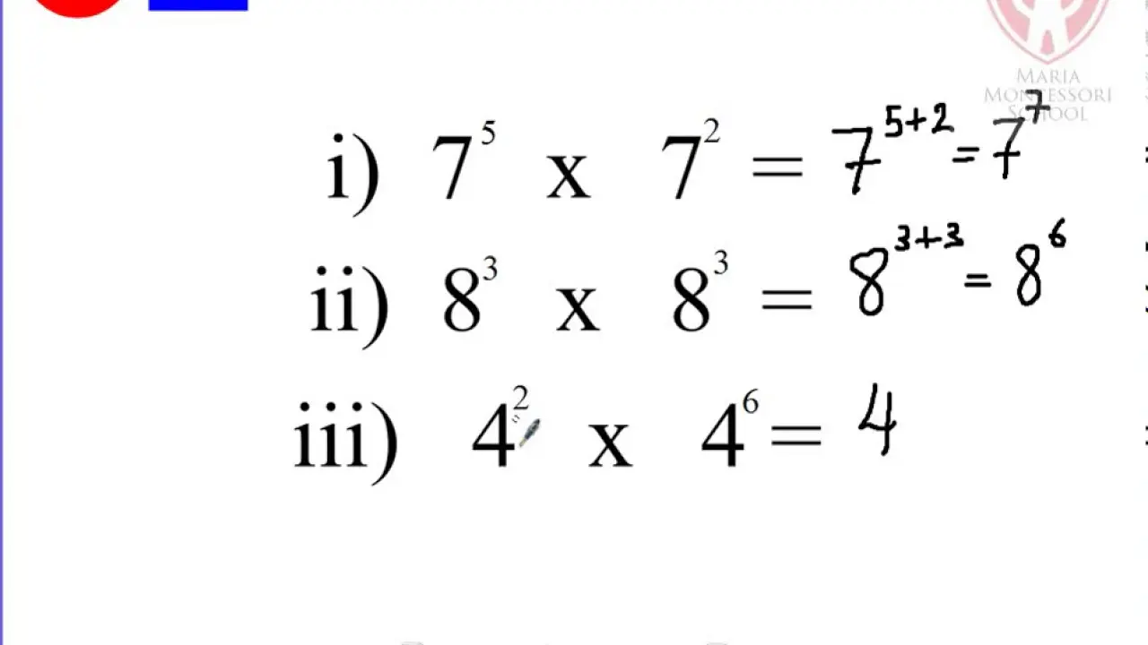 Powers of natural numbers