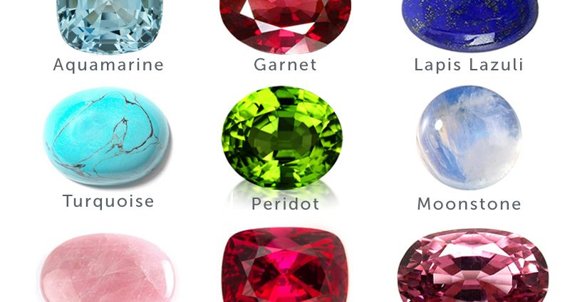 Precious and semi-precious stones