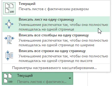 Print panel in Microsoft Excel