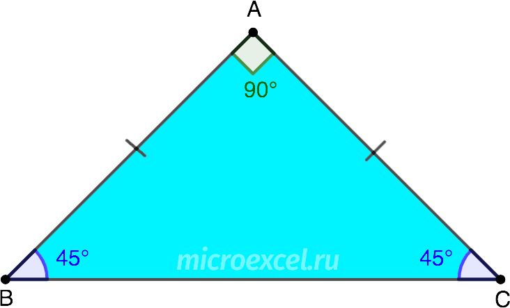 Properties of a right triangle