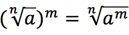 Properties of roots to the power n