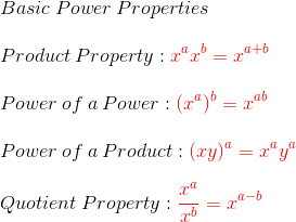 Properties of roots to the power n