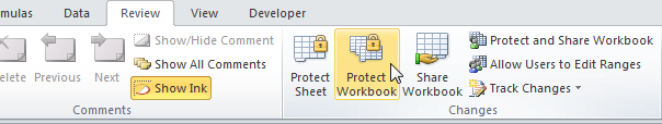 Protect Excel workbooks