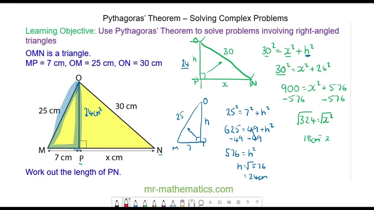 Explain How To Use The Pythagorean Theorem Derive The Distance Formula