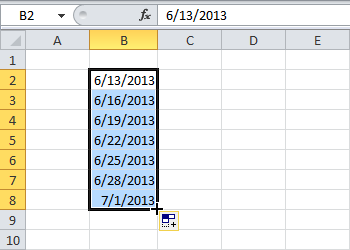 Range in Excel