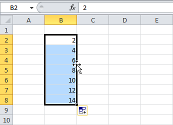 Range in Excel