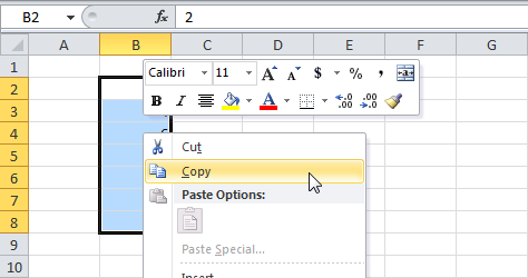 Range in Excel