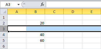 Range in Excel