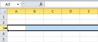 Range in Excel