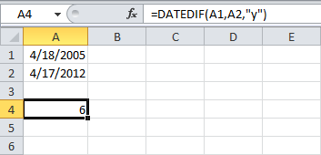 RAZNDAT function in Excel