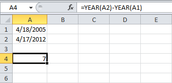 RAZNDAT function in Excel