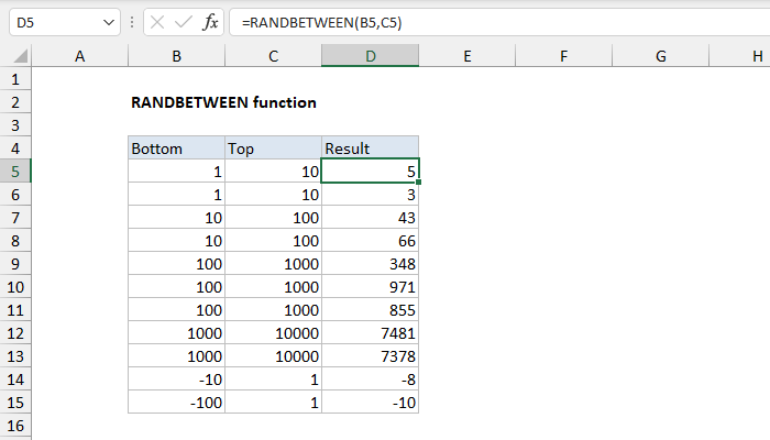 RAZNDAT function in Excel