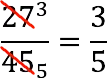 Reduction of common fractions