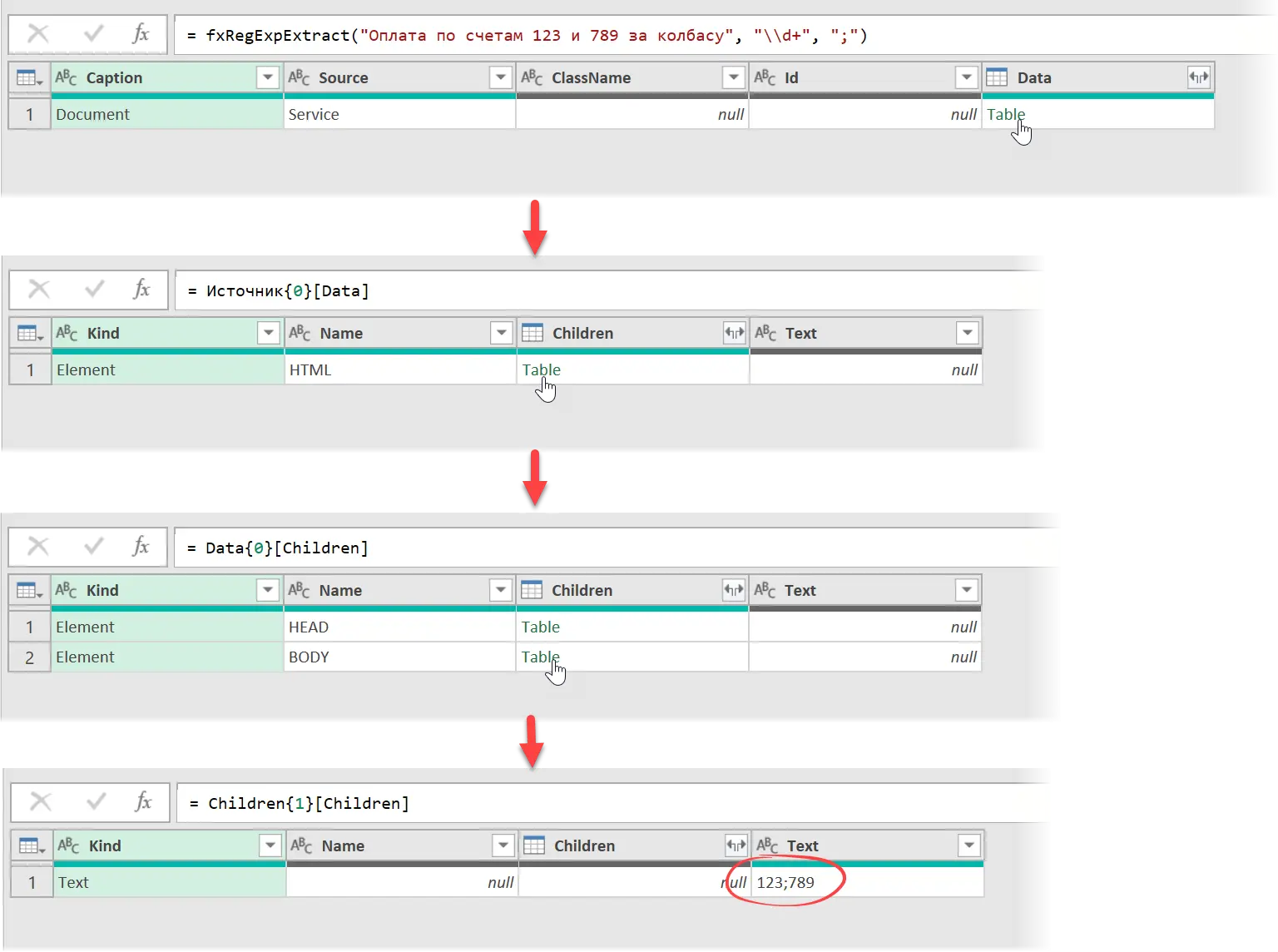 Regular Expressions (RegExp) in Power Query