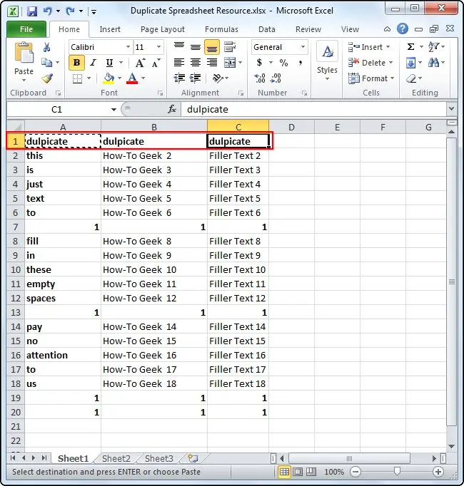 Remove duplicate rows in Excel