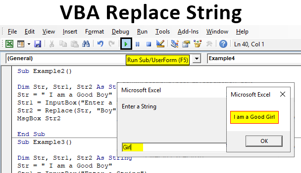 Replace &#8211; String Processing Functions (VBA Functions)