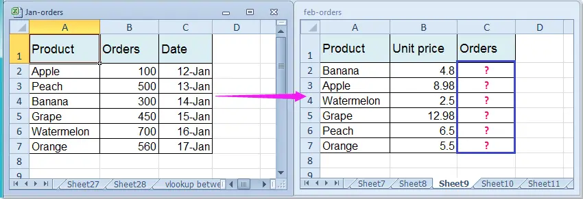 Reusable VLOOKUP (VLOOKUP)