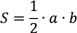 Right Triangle Area Calculator