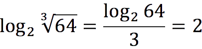 Root logarithm (fractional coefficient before logarithm)