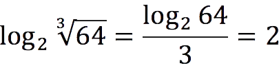 Root logarithm (fractional coefficient before logarithm)