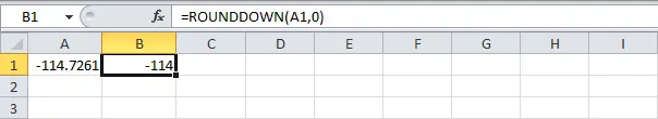 Rounding Numbers in Excel