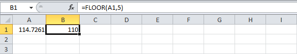 Rounding to nearest multiple in Excel