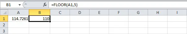 Rounding to nearest multiple in Excel