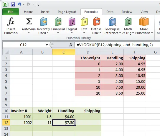 Searching Excel with the VLOOKUP Function