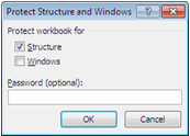 Security settings in Microsoft Excel