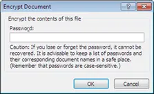 Security settings in Microsoft Excel