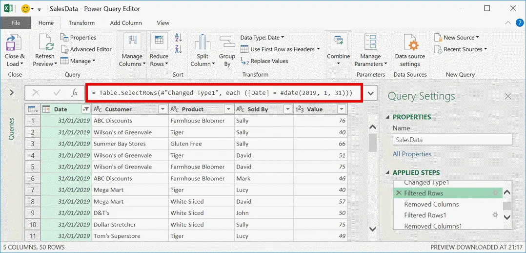 Selecting a parameter in Excel. &#8220;Select parameter&#8221; function