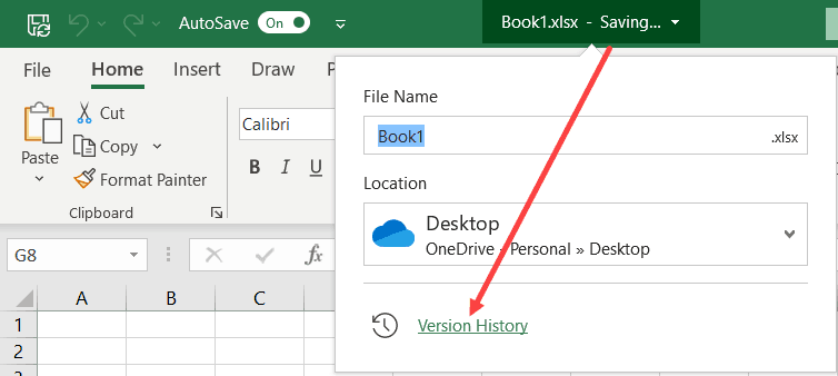 Setting up autosaves in Excel