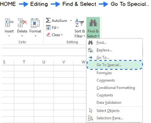 Several easy methods to fill cells without text in Excel