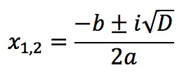 Solving quadratic equations