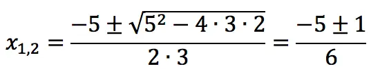 Solving quadratic equations