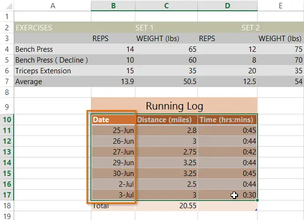 Sorting in Excel - basic information