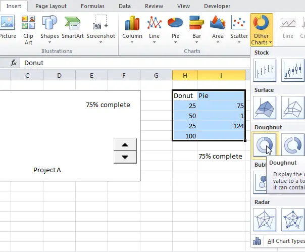 Speedometer Chart in Excel