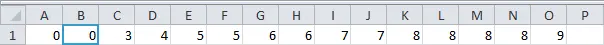 Statistical functions in Excel